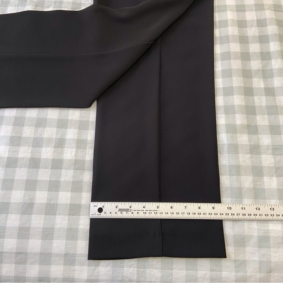 Joseph Ribkoff black trouser pants front zipper wide contemporary 8-10 - Picture 11 of 16